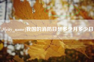 黔东南我国的消防日是多少月多少日