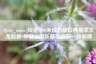 黔东南短道5000米接力最后两圈李文龙陪跑-尽管中国队最终收获一枚铜牌