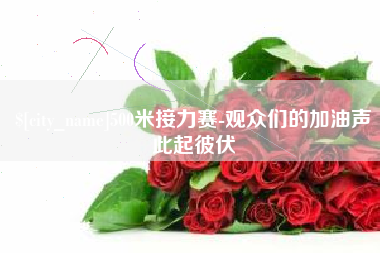 黔东南500米接力赛-观众们的加油声此起彼伏