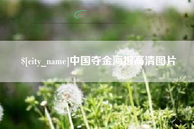 黔东南中国夺金海报高清图片