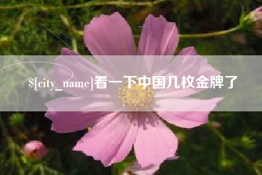 黔东南看一下中国几枚金牌了