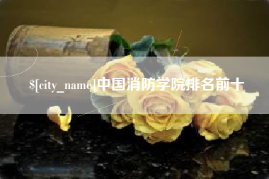 黔东南中国消防学院排名前十