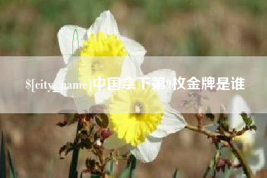 黔东南中国拿下第9枚金牌是谁