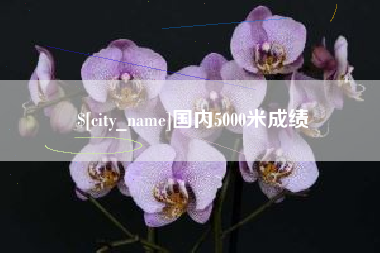 黔东南国内5000米成绩