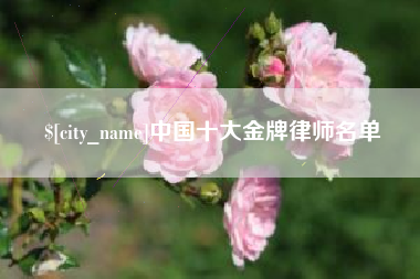 黔东南中国十大金牌律师名单