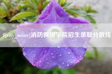 黔东南消防救援学院招生录取分数线