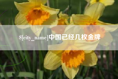 黔东南中国已经几枚金牌
