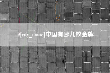 黔东南中国有哪几枚金牌