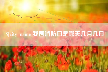 黔东南我国消防日是哪天几月几日