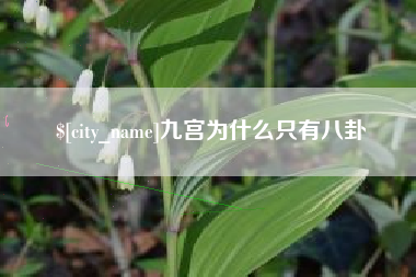 黔东南九宫为什么只有八卦