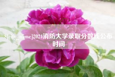 黔东南2024消防大学录取分数线公布时间