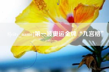 黔东南第一波奥运金牌“九宫格”