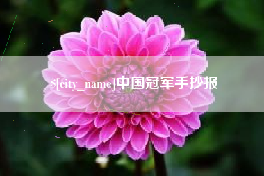 黔东南中国冠军手抄报
