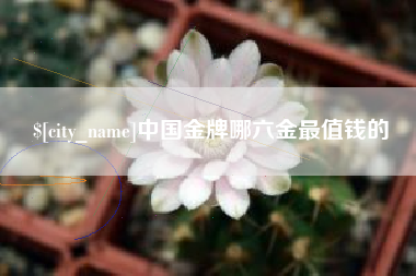 黔东南中国金牌哪六金最值钱的