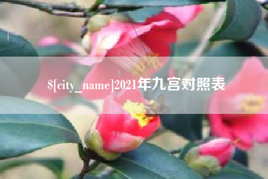 黔东南2021年九宫对照表