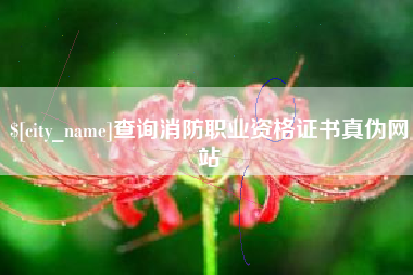 黔东南查询消防职业资格证书真伪网站