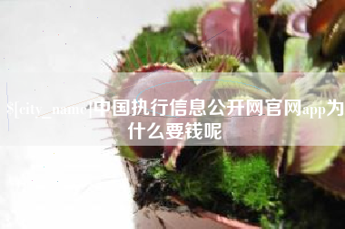 黔东南中国执行信息公开网官网app为什么要钱呢