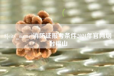 黔东南消防证报考条件2024年官网烟台福山