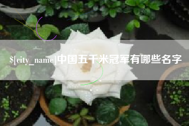 黔东南中国五千米冠军有哪些名字